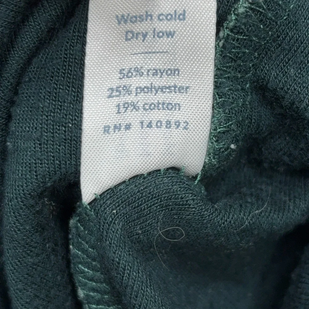 Marine Layer Henley Sweater Mens Large Green Striped Stretch Pullover Preppy